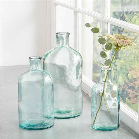 Recycled Spanish Glass Vases Modern Pastime