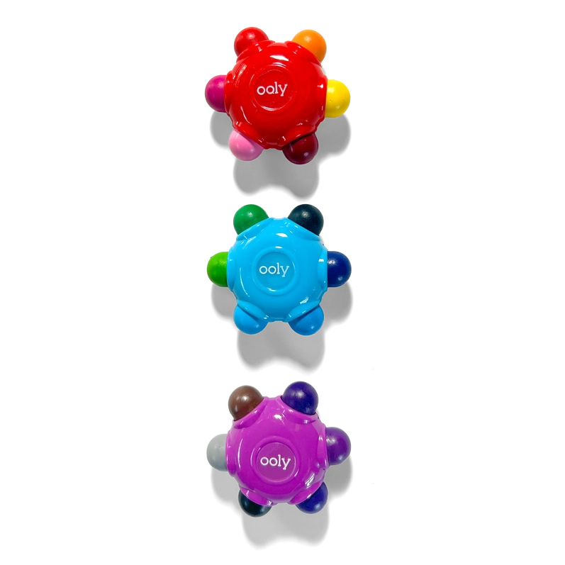 Color Burst Easy Grip Crayons (Set of 3 / 18 Classic Colors – Modern ...